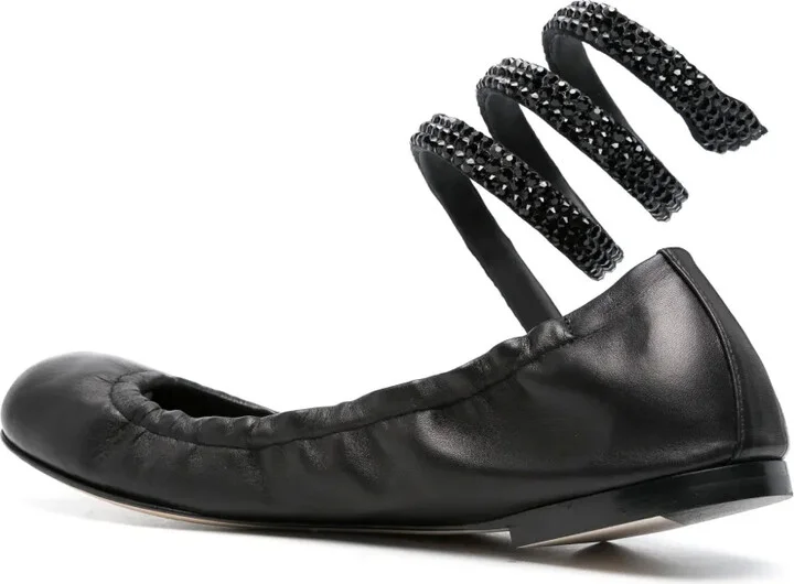 Cleo crystal-embellished ballerina shoes - Image 3