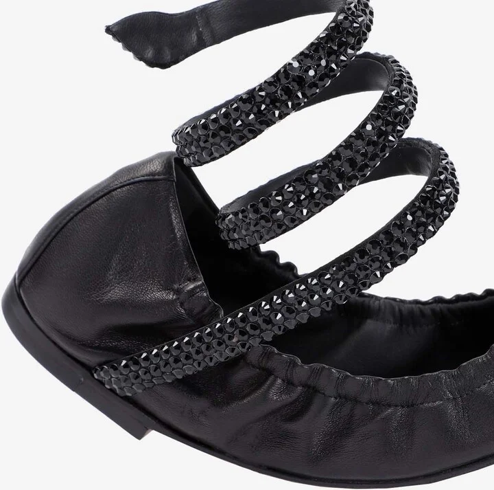 Cleo Crystal-Embellished Ballet Flats - Image 3