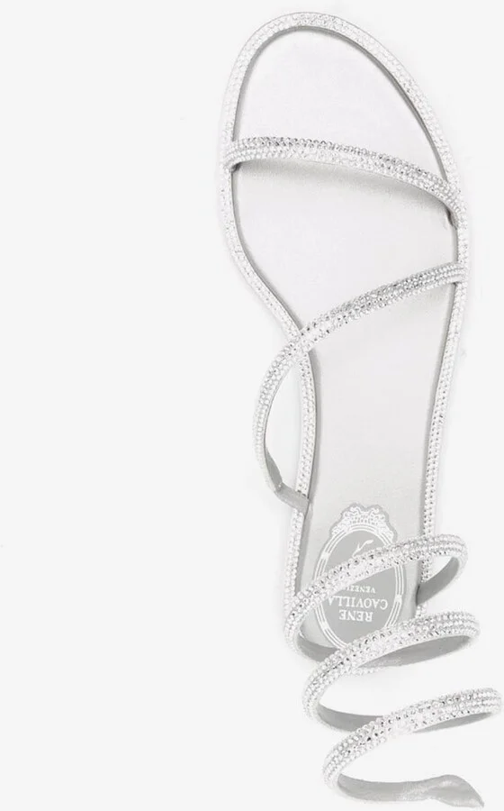 Cleo Crystal-Embellished Flat Sandals - Image 2