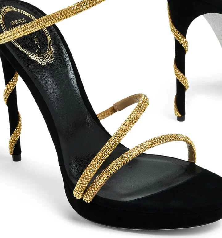 Cleo crystal-embellished sandals - Image 2
