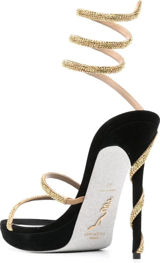 Cleo Crystal-Embellished Sandals - Image 3