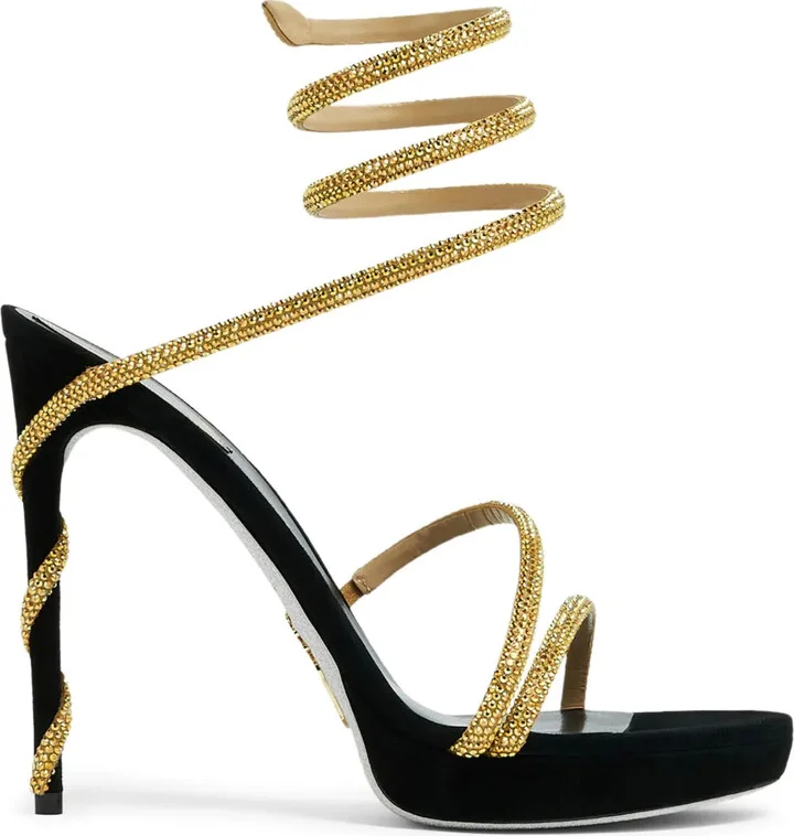Cleo crystal-embellished sandals
