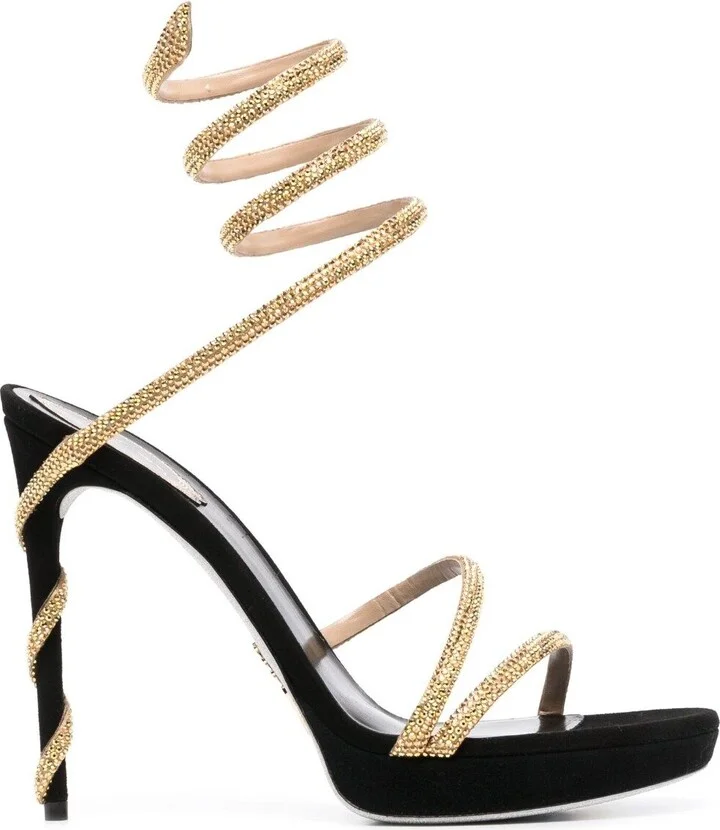 Cleo Crystal-Embellished Sandals
