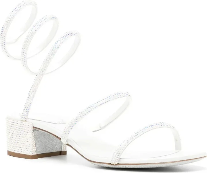 Cleo embellished leather sandals - Image 2