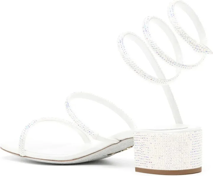 Cleo embellished leather sandals - Image 3