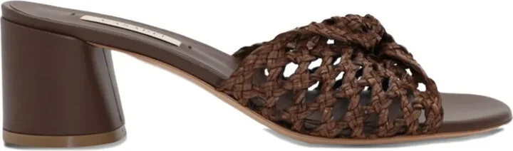 Cleo Lovers Versilia/Florence woven block-heel sandals