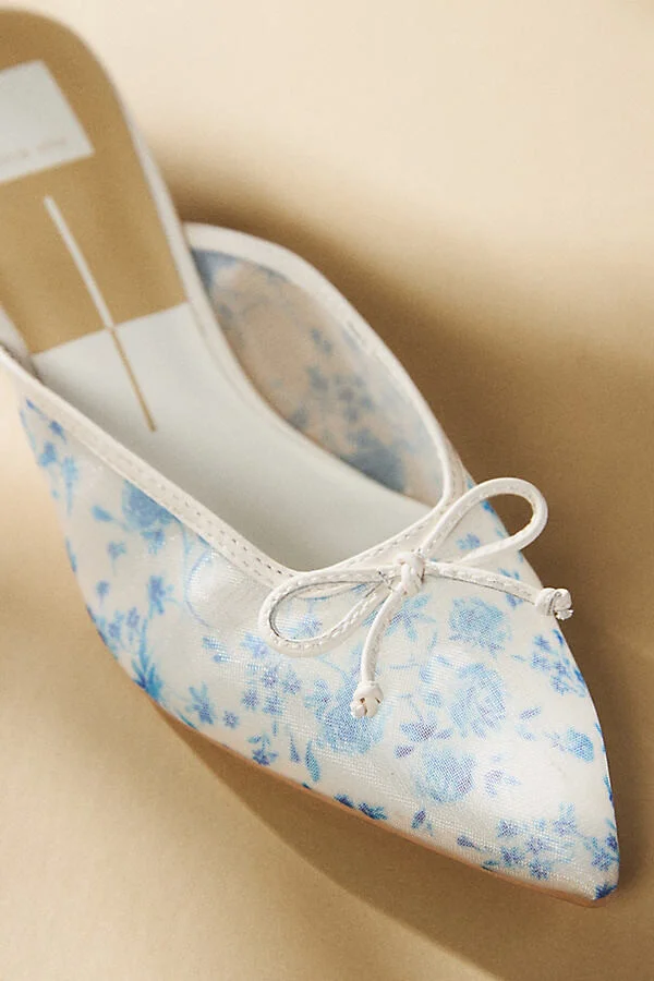 Cleo Printed Mesh Mule Heels - Image 3