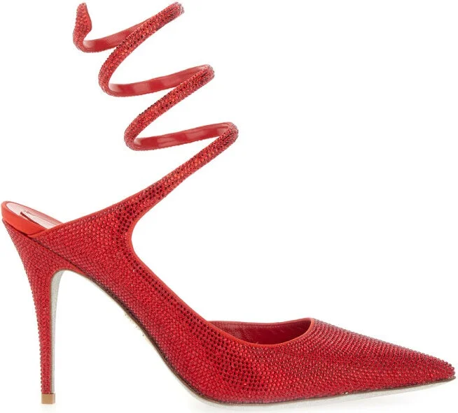 "Cleo" Pumps With Crystals