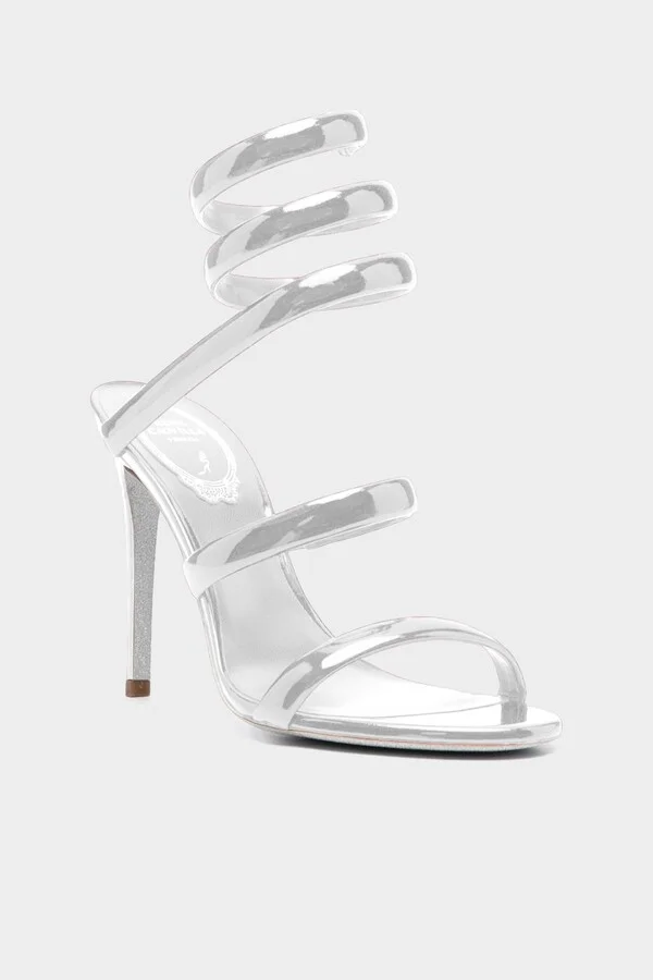 Cleo Sandal 105 in White - Image 2