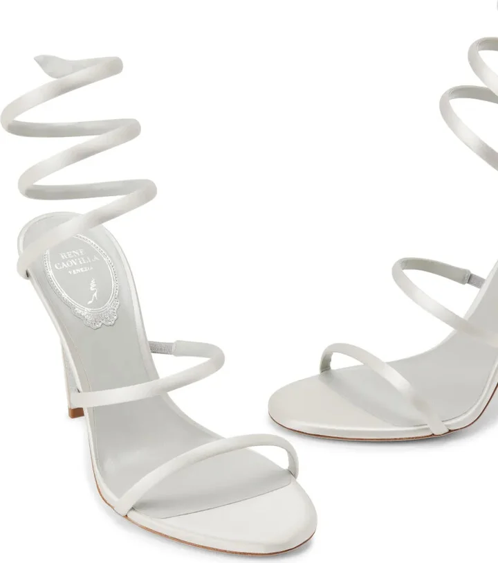 Cleo satin sandals - Image 4