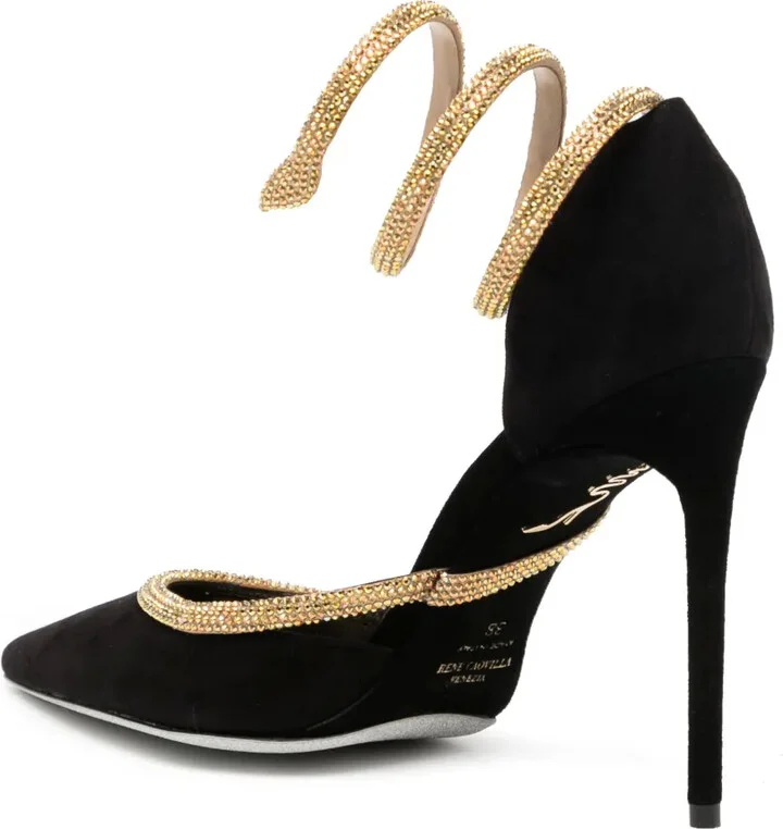 Cleo wraparound leather pumps - Image 3