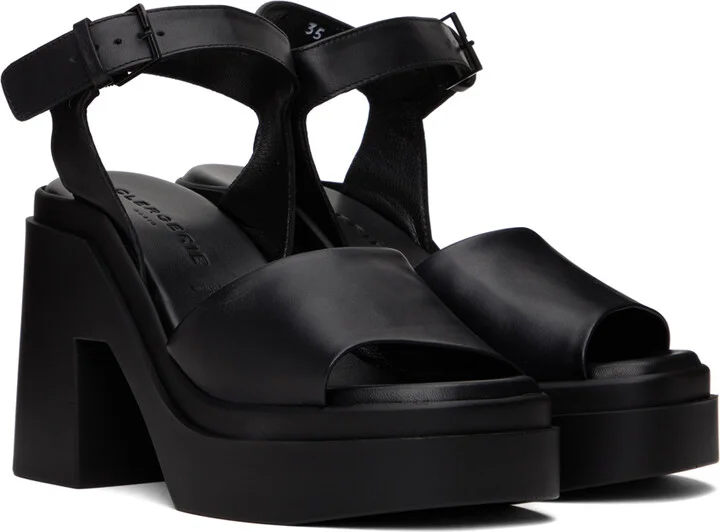 Clergerie Black Nelio Heeled Sandals - Image 4