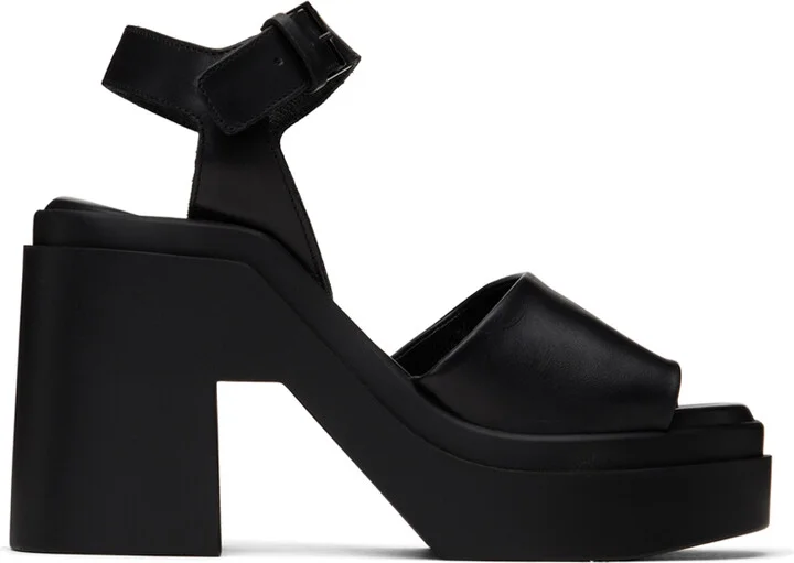 Clergerie Black Nelio Heeled Sandals