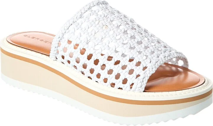 Clergerie Fausta Leather Platform Sandal
