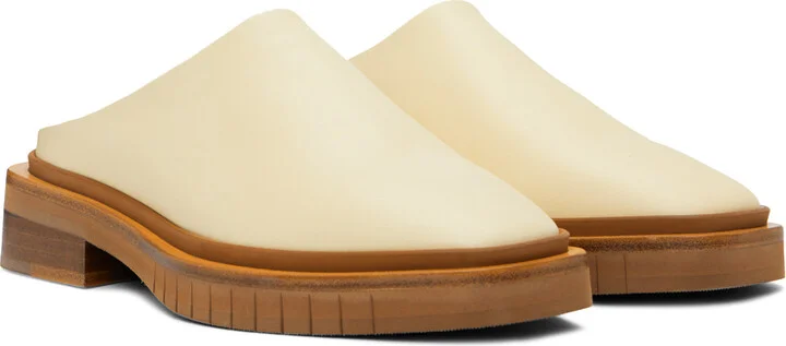 Clergerie Off-White Bosco Slip-On Loafers - Image 4