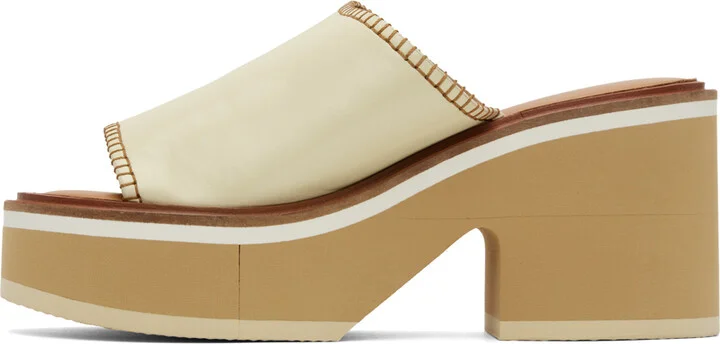 Clergerie Off-White Cessy Heeled Sandals - Image 3