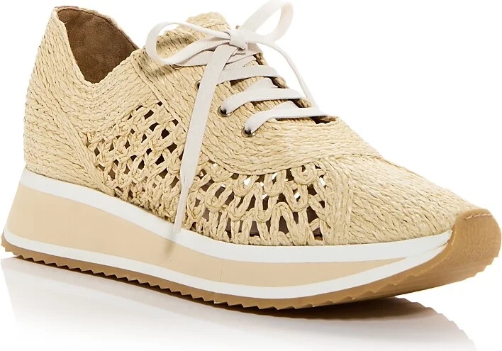 Clergerie Women's Ozan Woven Low Top Sneakers