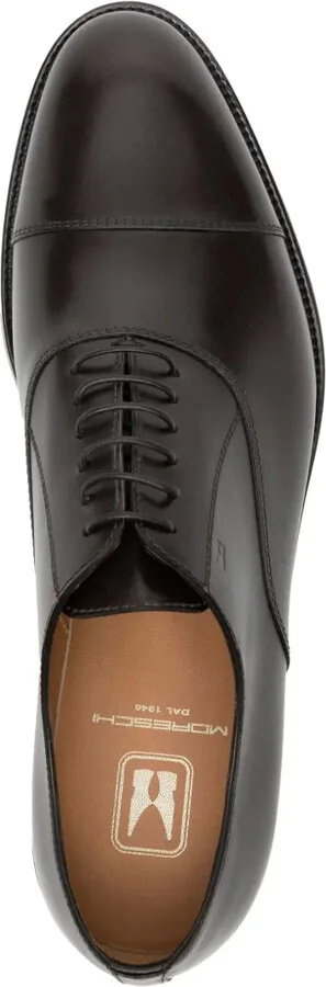 Cleveland panelled leather oxford shoes - Image 4