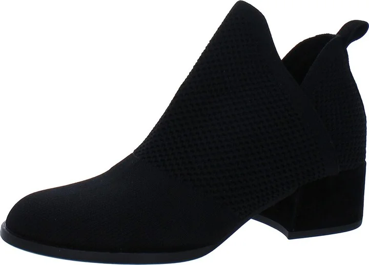 Clever Womens Knit Cut-Out Booties