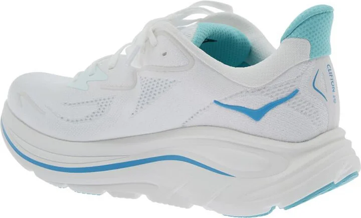 'Clifton 10' White Low Top Sneakers With Logo Lettering On The Side And Logo Patch On The Tongue In Tech Fabric Unisex - Image 2