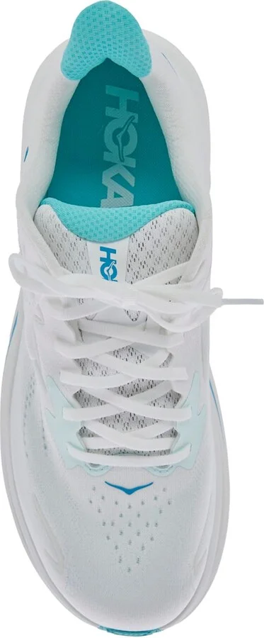 'clifton 10' White Low Top Sneakers With Logo Lettering On The Side And Logo Patch On The Tongue In Tech Fabric Unisex - Image 3