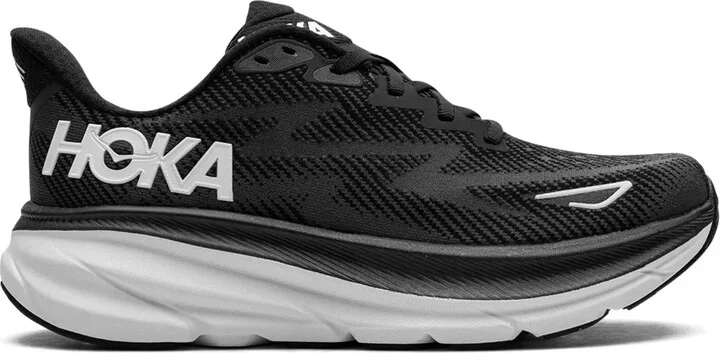Clifton 9 "Black/White" sneakers
