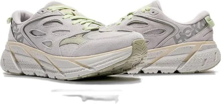 Clifton L suede "Grey" sneakers - Image 3