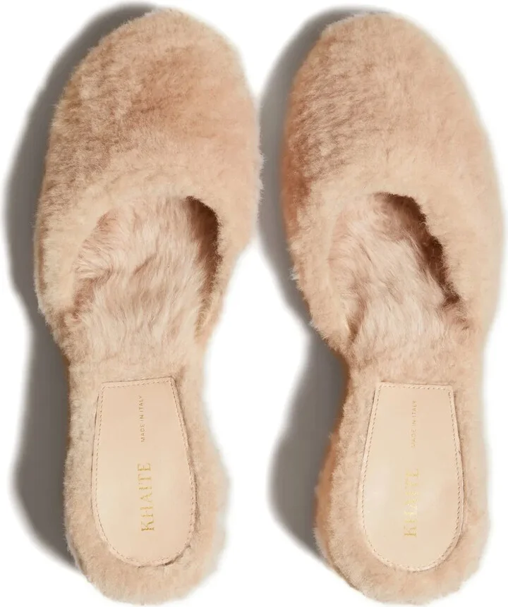 Clio 50mm shearling mules - Image 3