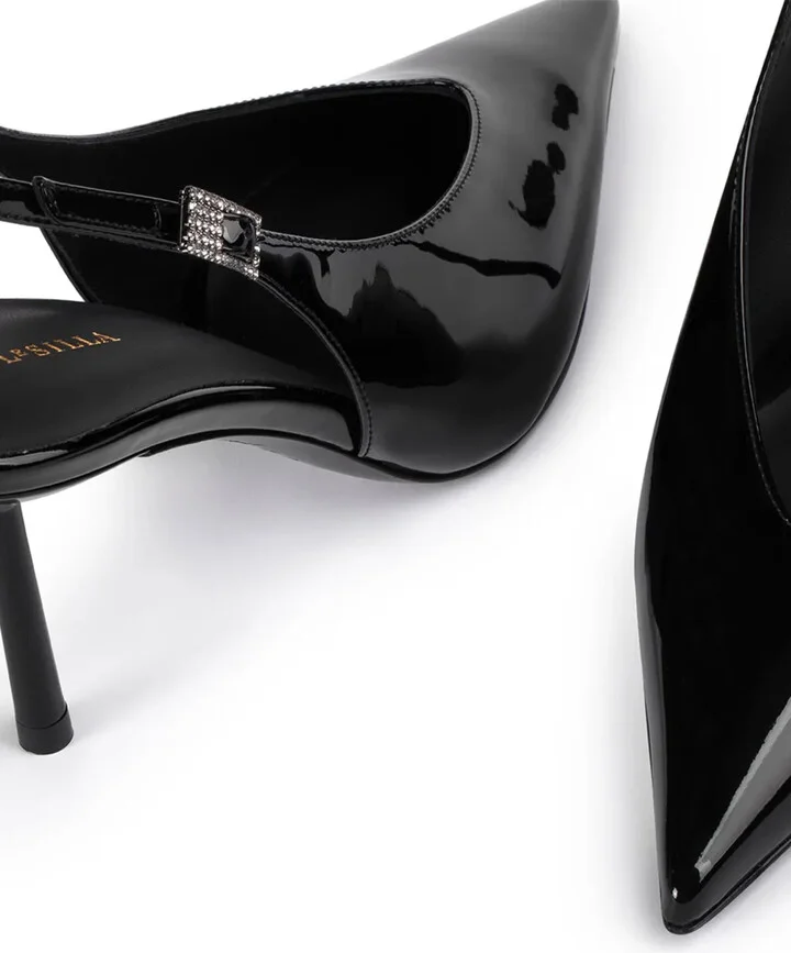 Clivage leather pumps - Image 4