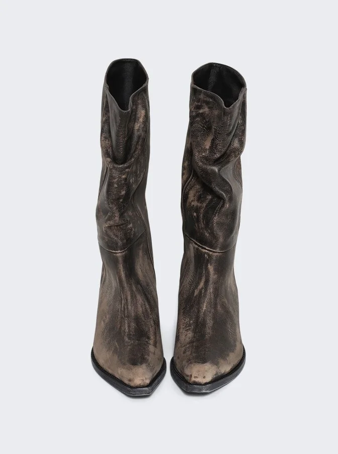 Clive Boot 25 Vintage Black