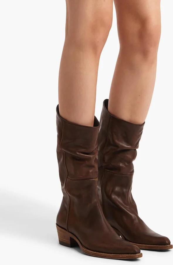 Clive Boot in Dark Brown Leather - Image 5