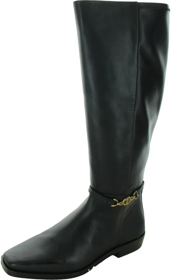Clive Womens Suede Athletic Fit Knee-High Boots