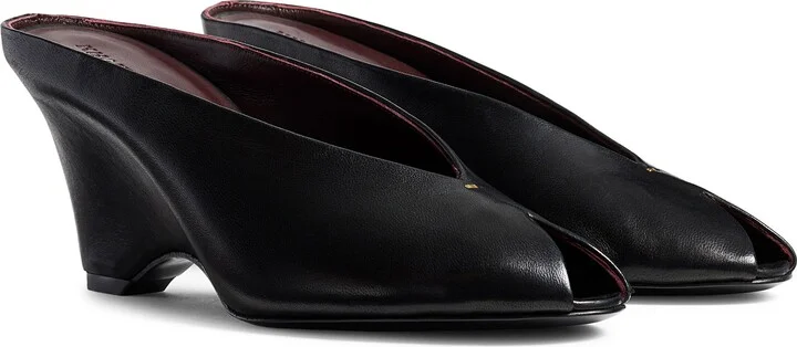 Cloak Peep Toe Mule