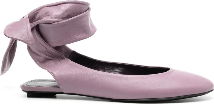 Cloe leather ballerina shoes