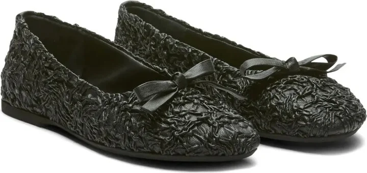 Cloqué Leather Ballerina Shoes - Image 2