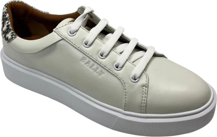 Clorys 6234065 Women's White/Roccia Leather Sneakers