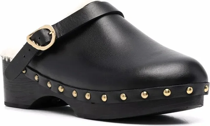 Closed Leather Clogs - Image 2