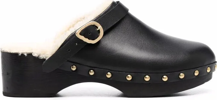 Closed Leather Clogs