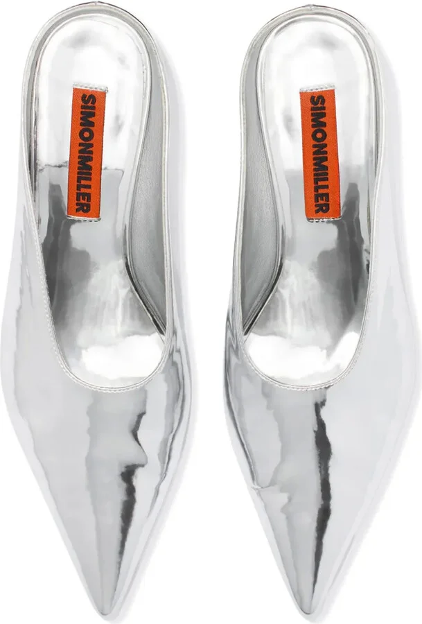 Closed-Toe Pointed Mules - Image 2