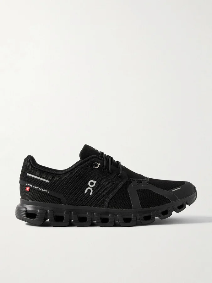 Cloud 6 Rubber-Trimmed Mesh Slip-On Sneakers