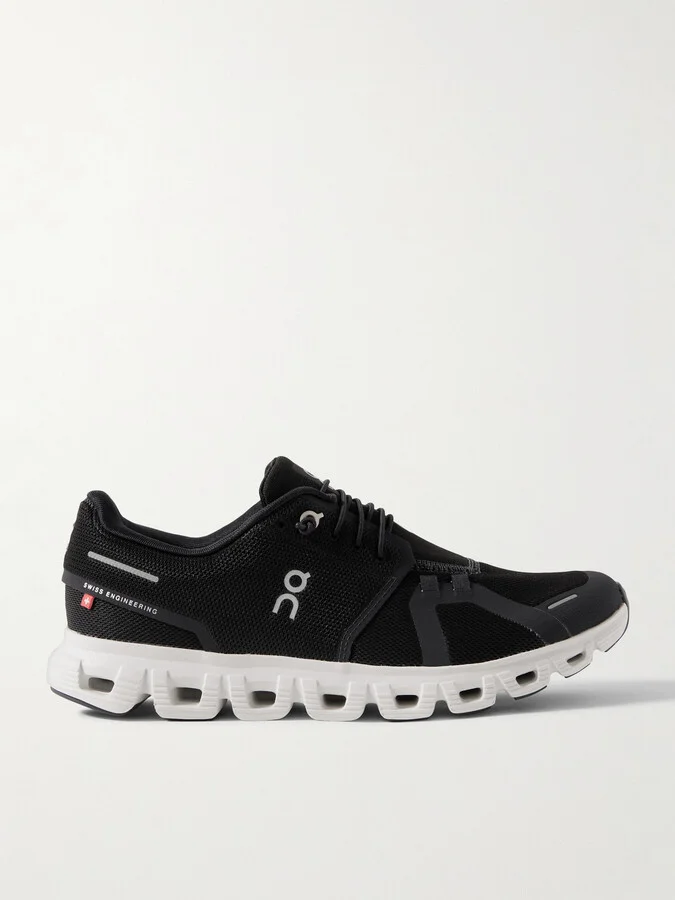Cloud 6 Rubber-Trimmed Mesh Slip-On Sneakers