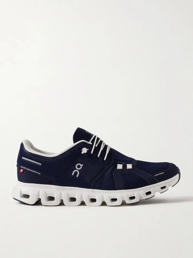 Cloud 6 Rubber-Trimmed Mesh Slip-On Sneakers