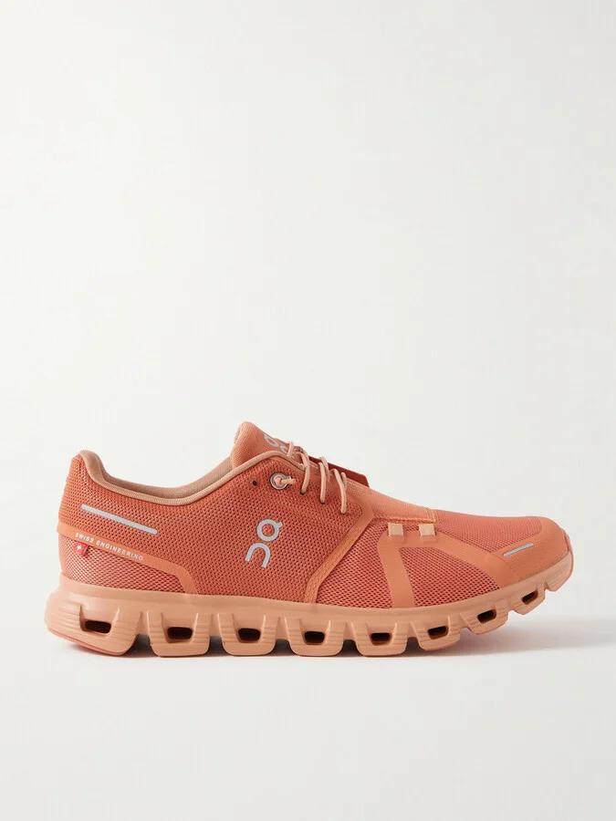 Cloud 6 Rubber-Trimmed Mesh Slip-On Sneakers