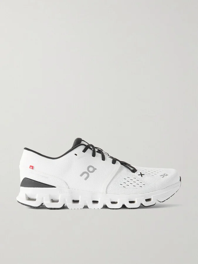 Cloud X 4 Rubber-Trimmed Mesh Running Sneakers