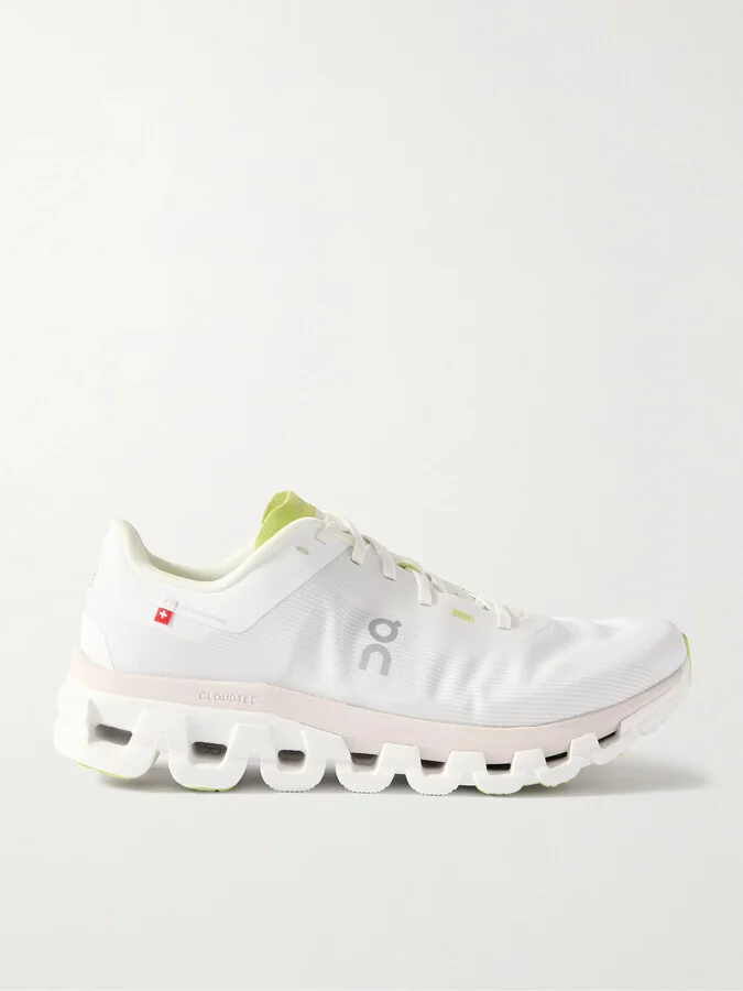 Cloudflow 4 Rubber-Trimmed Mesh Running Sneakers