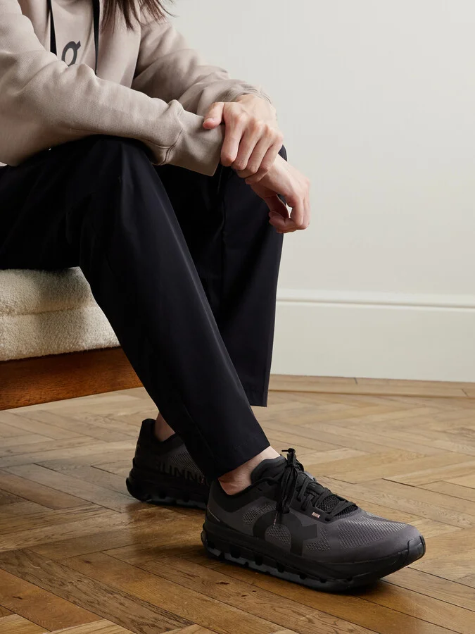 Cloudflow 5 Rubber-Trimmed Mesh Running Sneakers - Image 2