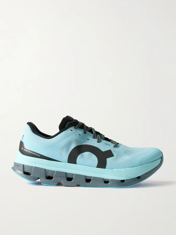 Cloudflow 5 Rubber-Trimmed Mesh Running Sneakers