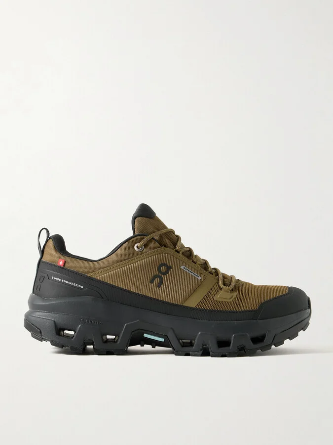 Cloudrock Rubber-Trimmed Mesh Trail Sneakers