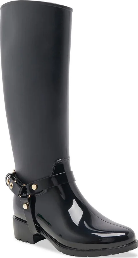 Cloudy H2O Womens Zipper Patent Knee-High Boots