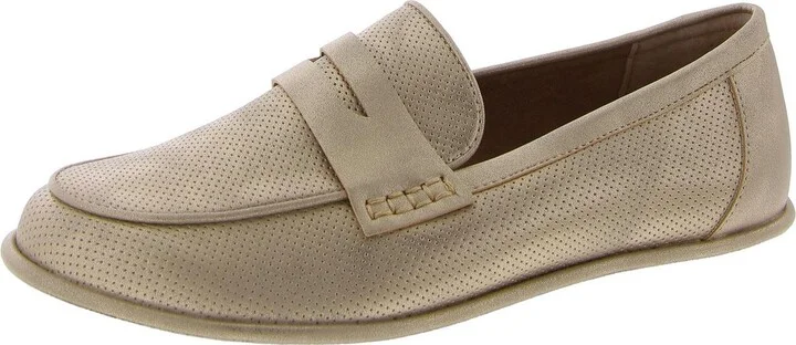 Clove 18 Womens Faux Leather Padded Insole Loafers